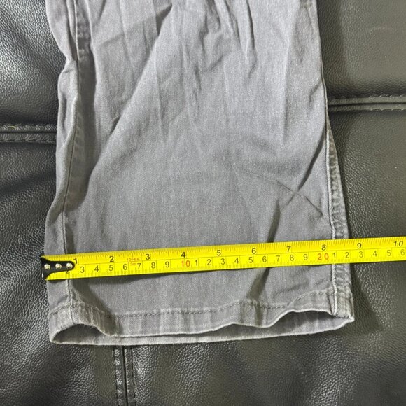 Wrangler Men's Cargo Pants Gray Outdoor Hiking Relaxed Fit Stretch 34x30 - Picture 12 of 12